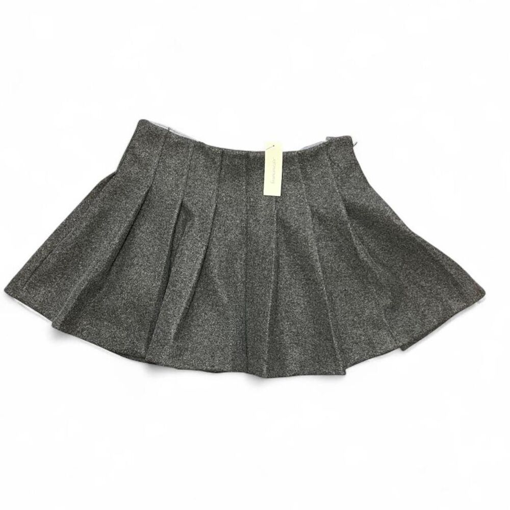 NWT Francesca's Wool-Feel Mini Pleated Skirt